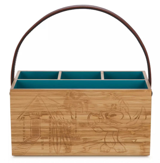 Disney Stitch Bamboo Utensil Caddy