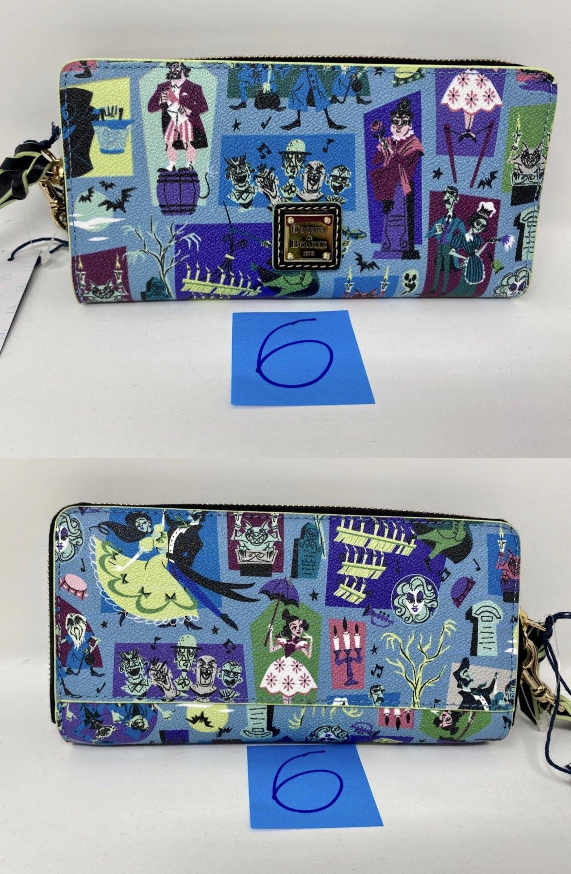 Disney Dooney & Bourke The Haunted Mansion Wallet Wristlet - World of Treasures