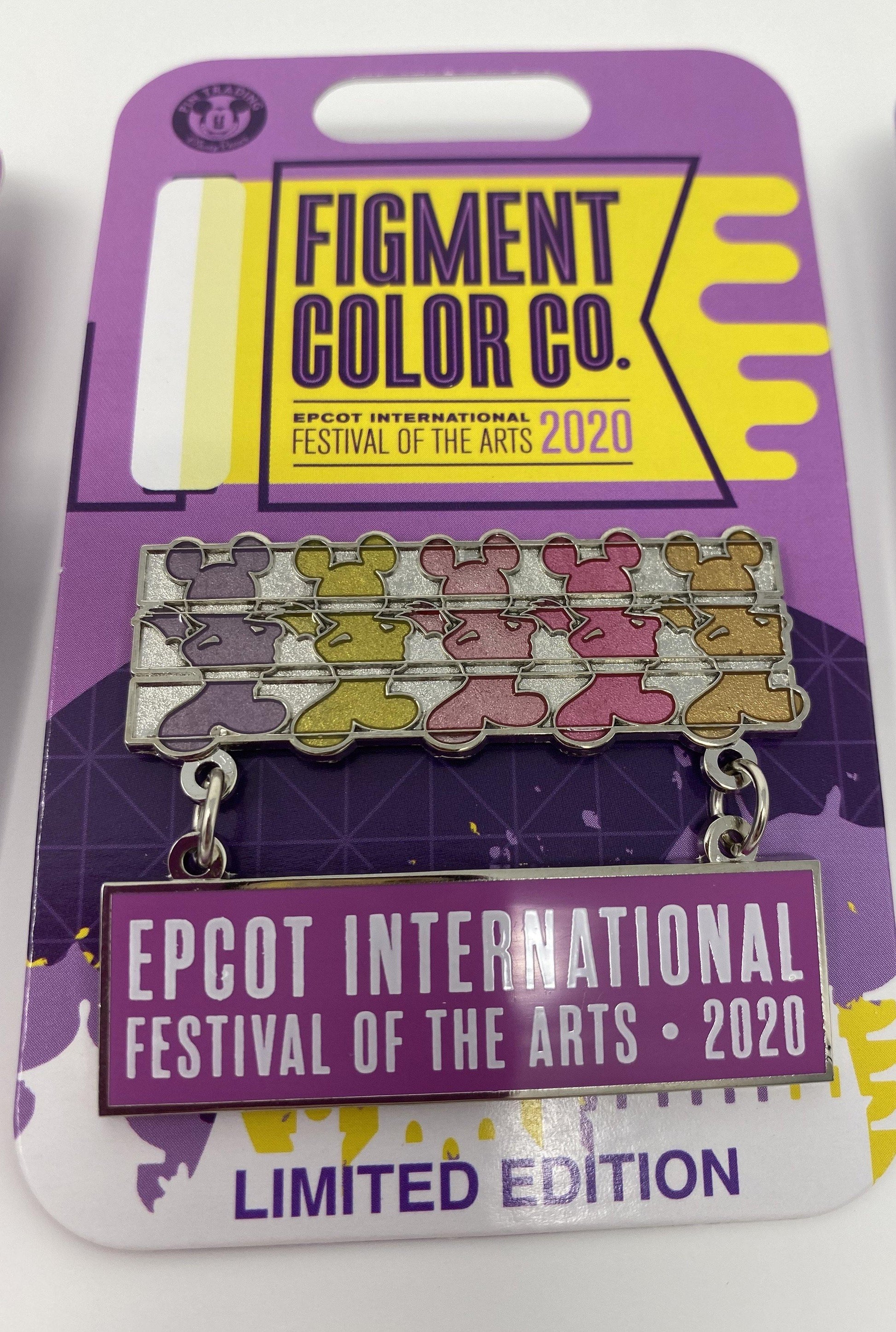 Disney Epcot Festival of Arts 2020 Figment Pin - World of Treasures