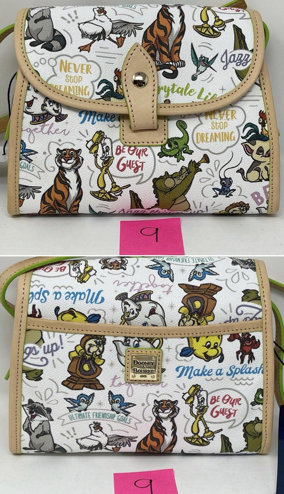 Disney Sidekicks Dooney & Bourke Flap Crossbody Bag Purse - World of Treasures