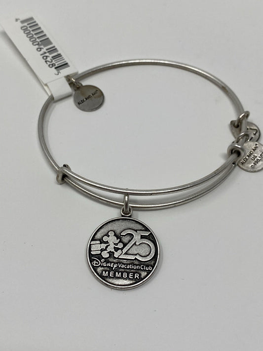 Disney Vacation Club 25 Years Mickey Silver Alex and Ani Bracelet - World of Treasures