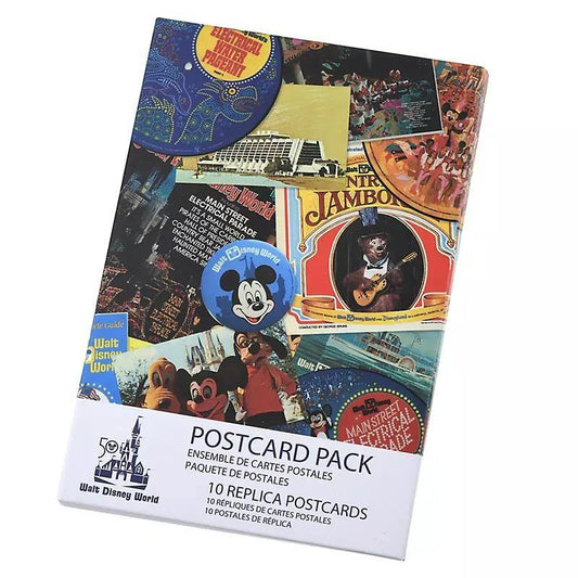 Walt Disney World 50th Anniversary 10 Postcard Pack - World of Treasures