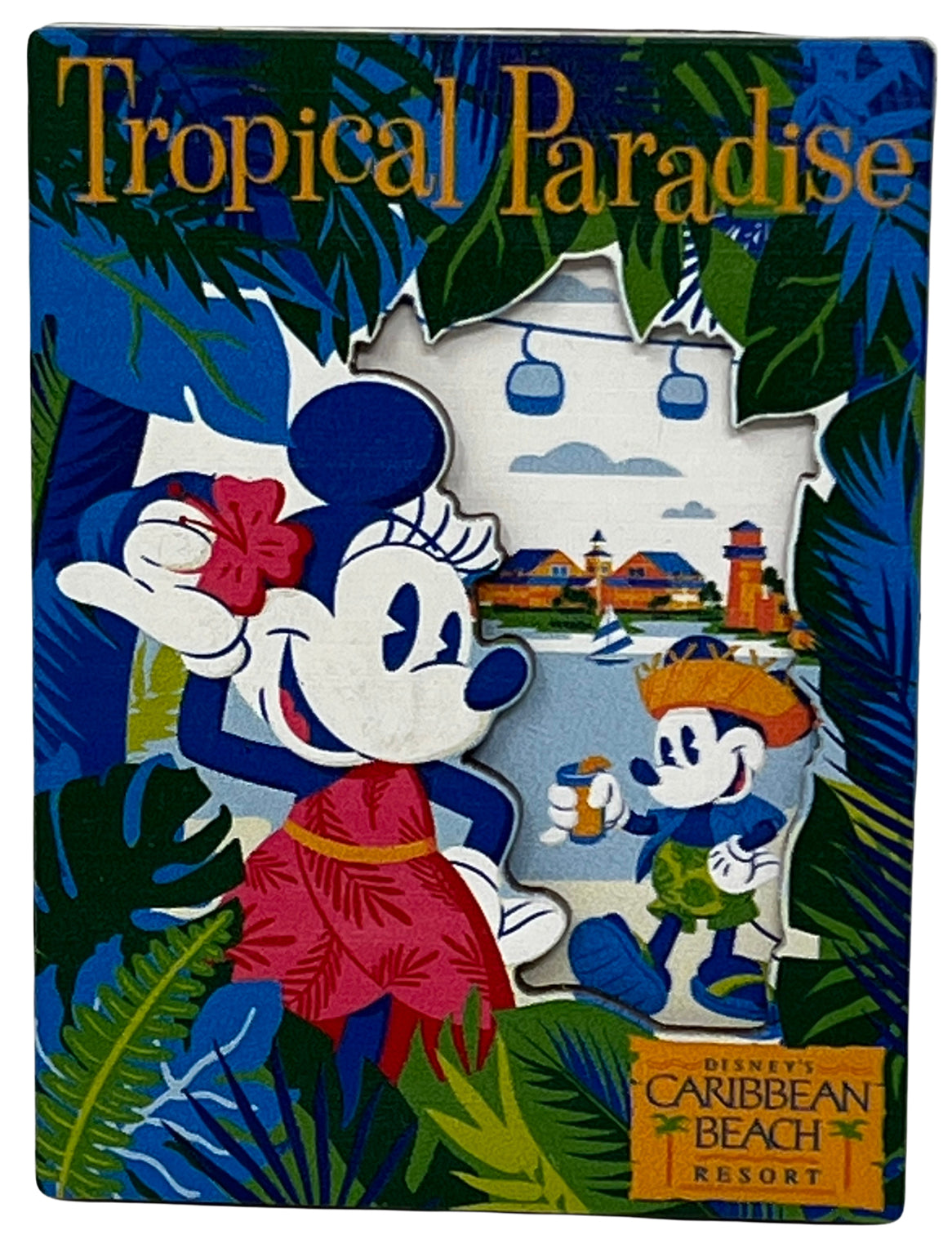 Disney Caribbean Beach Resort Minnie and Mickey Magnet