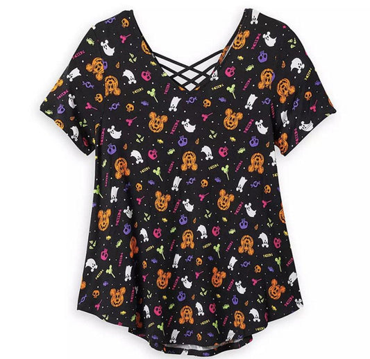 Disney Women's Shirt - Halloween Icons - Mickey Mouse - World of Treasures