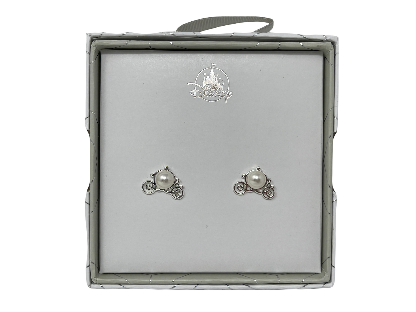 Disney Parks Cinderella Carriage Pearl Earrings