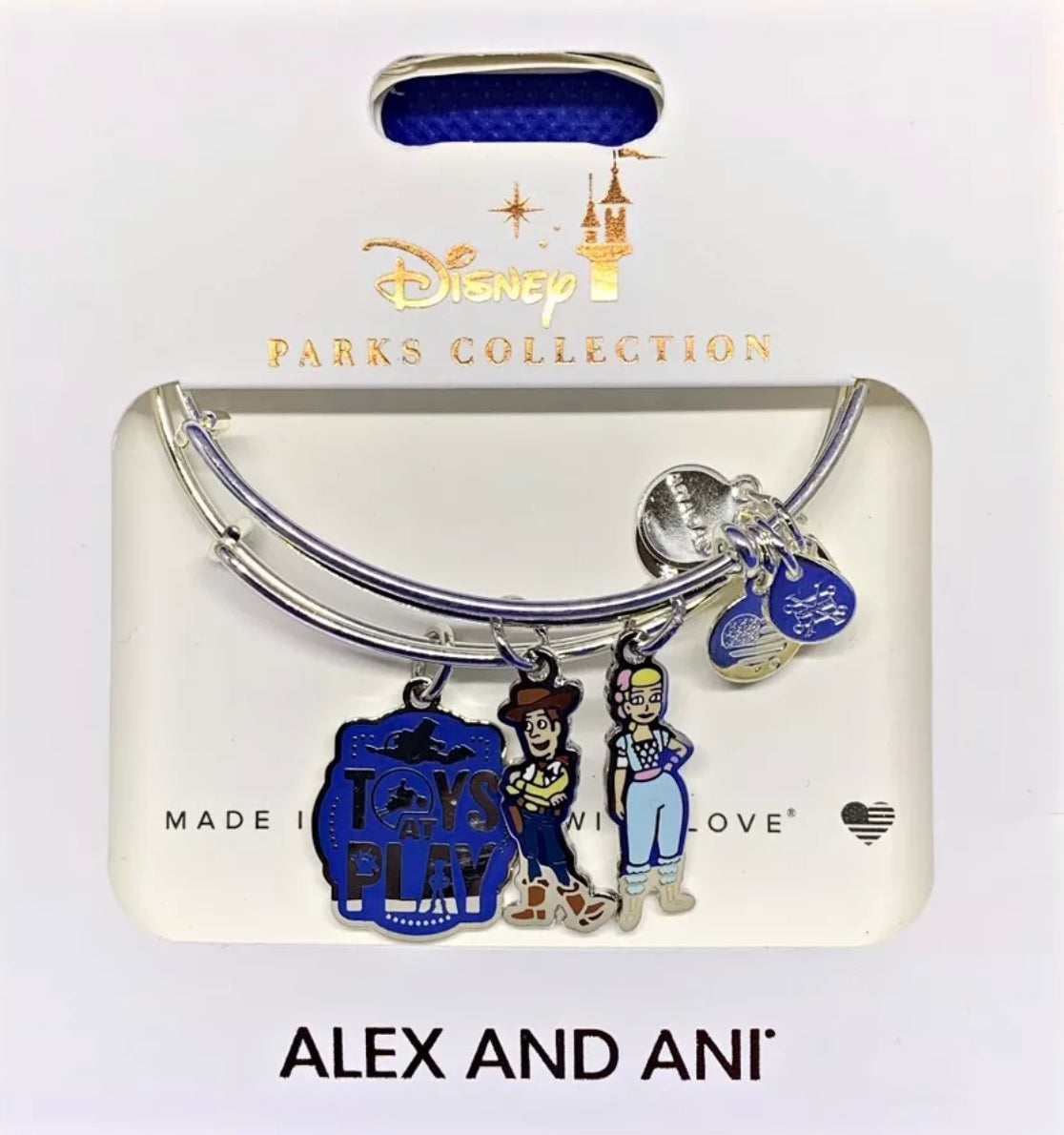 Disney Toy Story Alex and Ani Double Bracelet Bangle Set