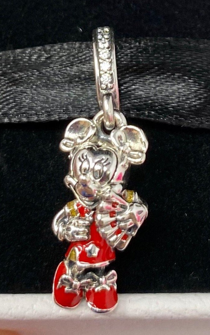 Disney Lunar New Year Minnie Mouse Pandora Charm - World of Treasures