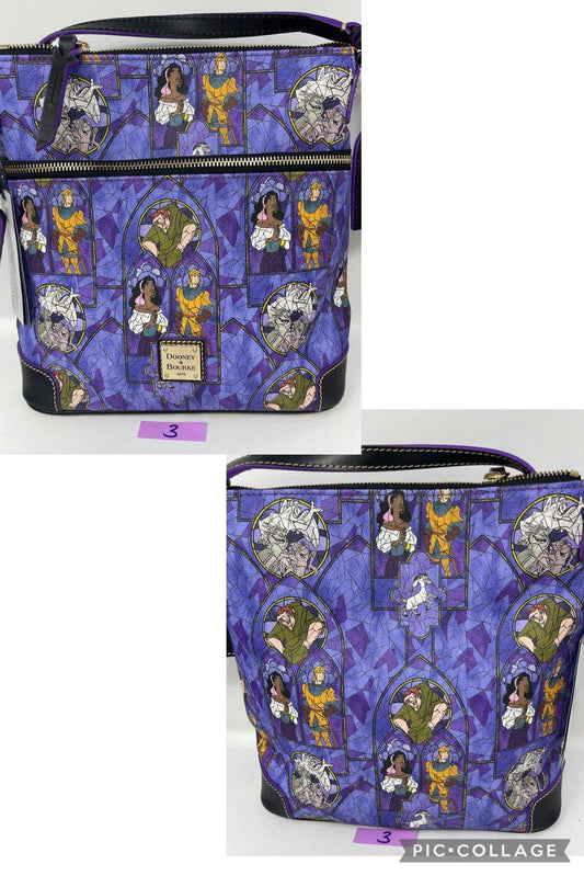 Disney The Hunchback of Notre Dame Dooney & Bourke Letter Carrier Crossbody Purse - World of Treasures