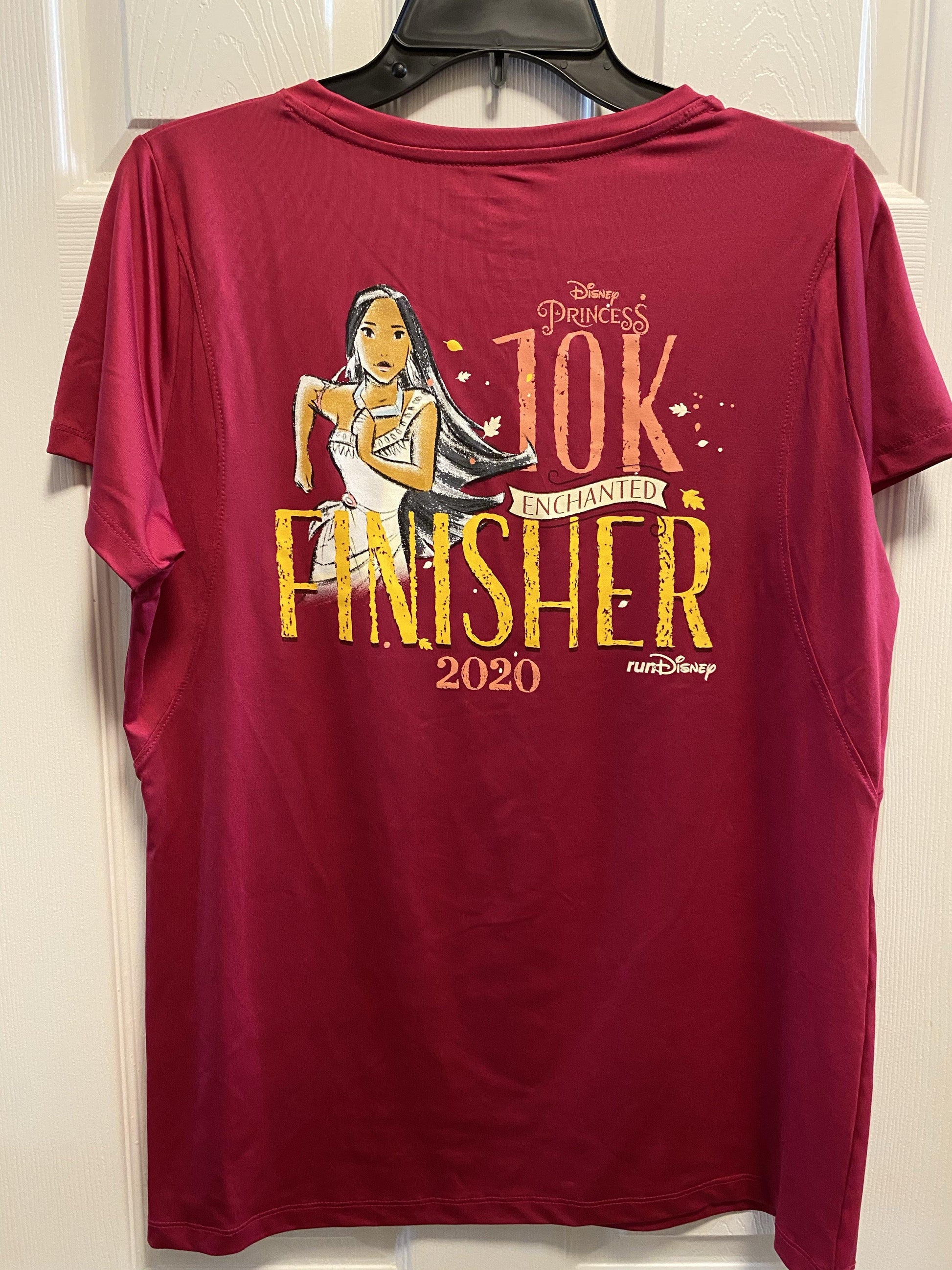 RunDisney 2020 Princess Half Marathon 10k Pocahontas I Did It Finisher Shirt - World of Treasures