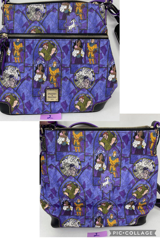 Disney The Hunchback of Notre Dame Dooney & Bourke Letter Carrier Crossbody Purse - World of Treasures