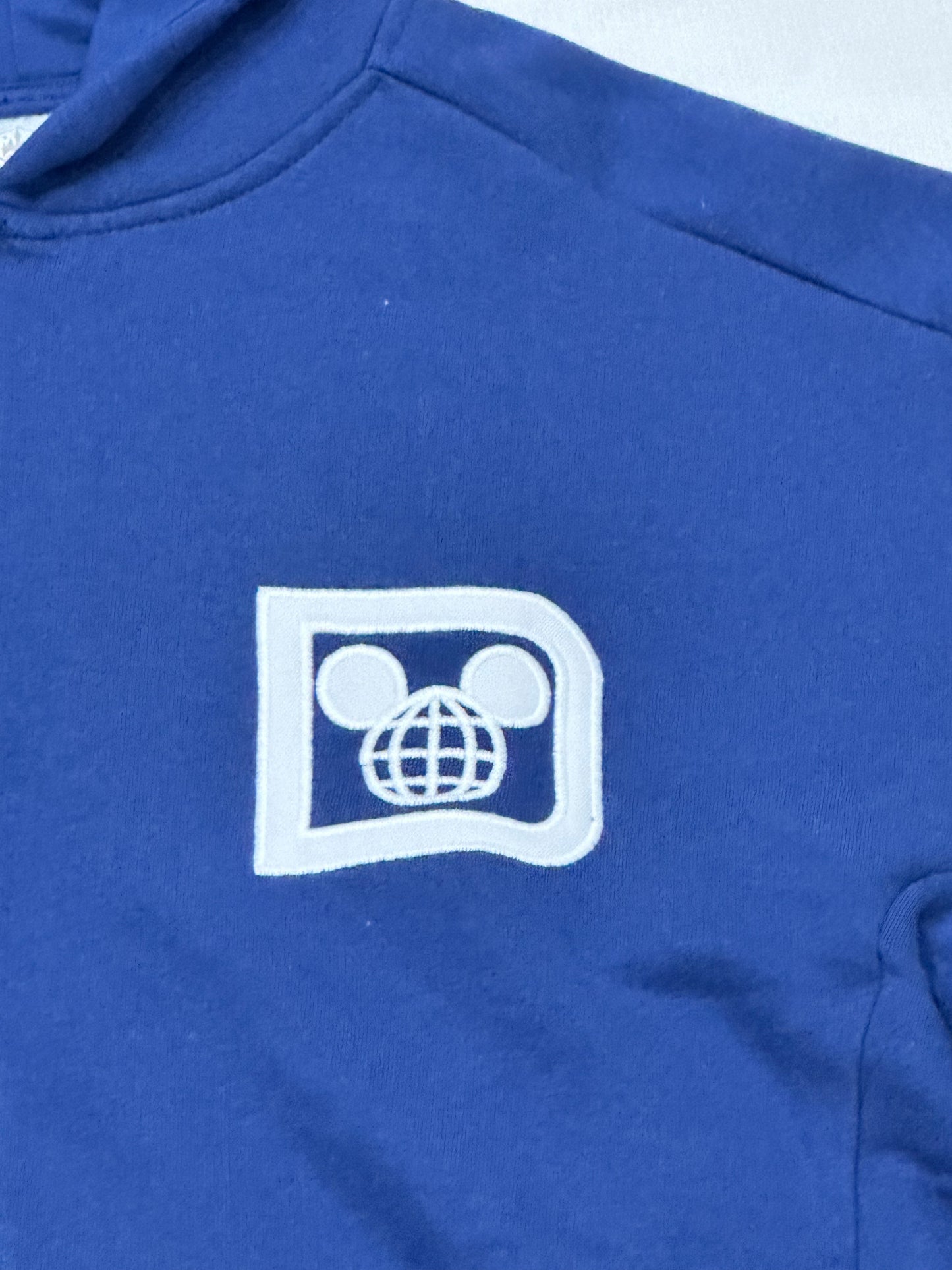 Walt Disney World Castle Mickey Zip Up Hoodie-Navy