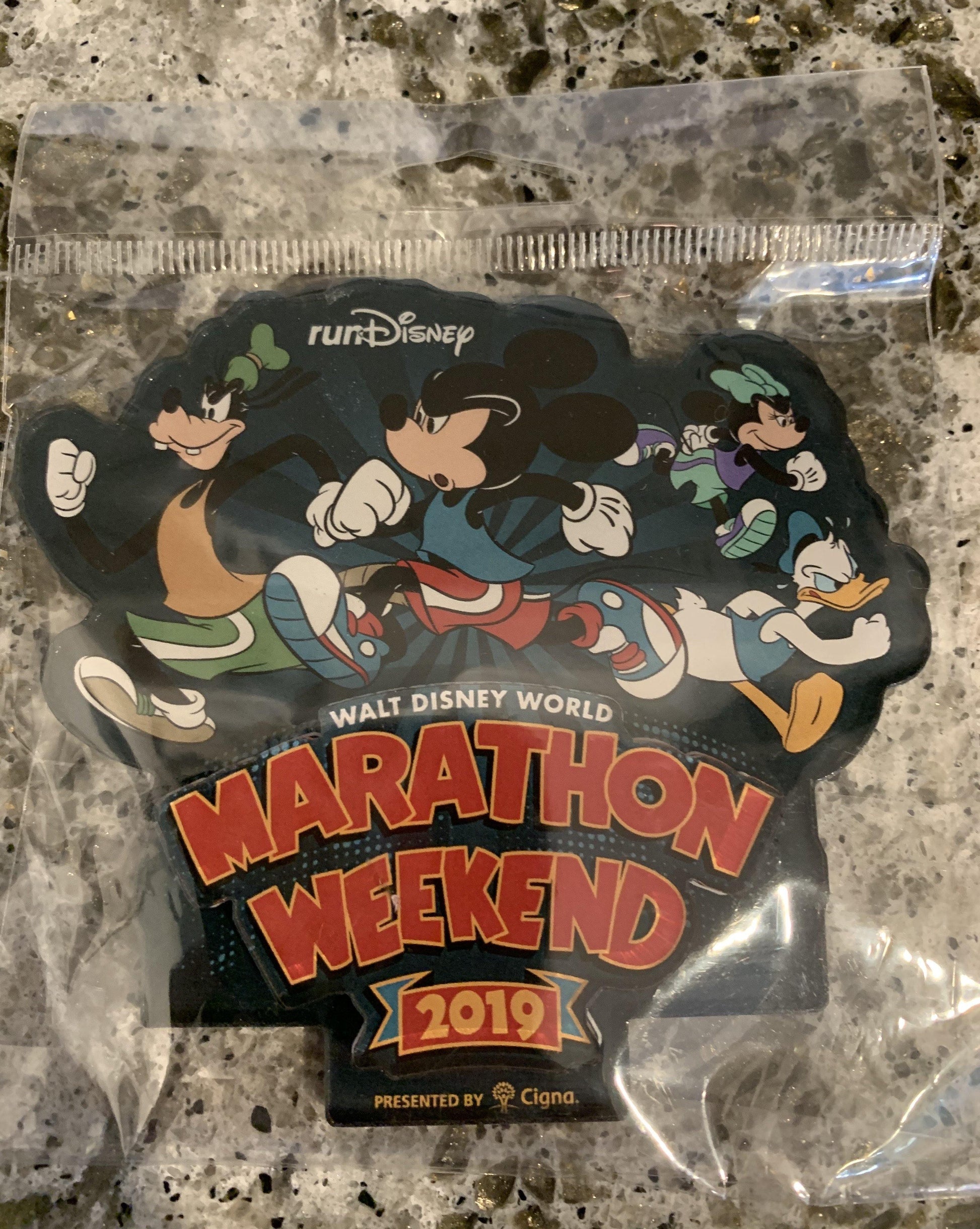 Disney 2019 Marathon Weekend Magnet - World of Treasures