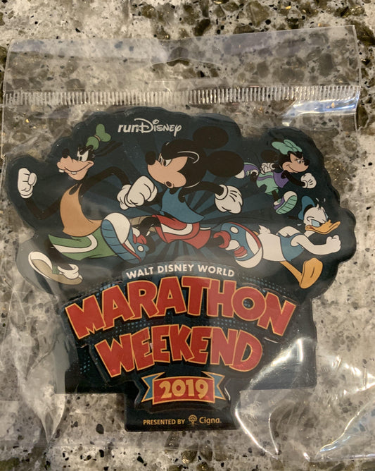 Disney 2019 Marathon Weekend Magnet - World of Treasures