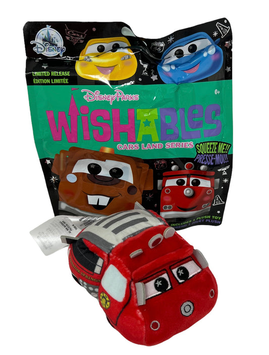 Disney Cars Land Wishables-Red Firetruck