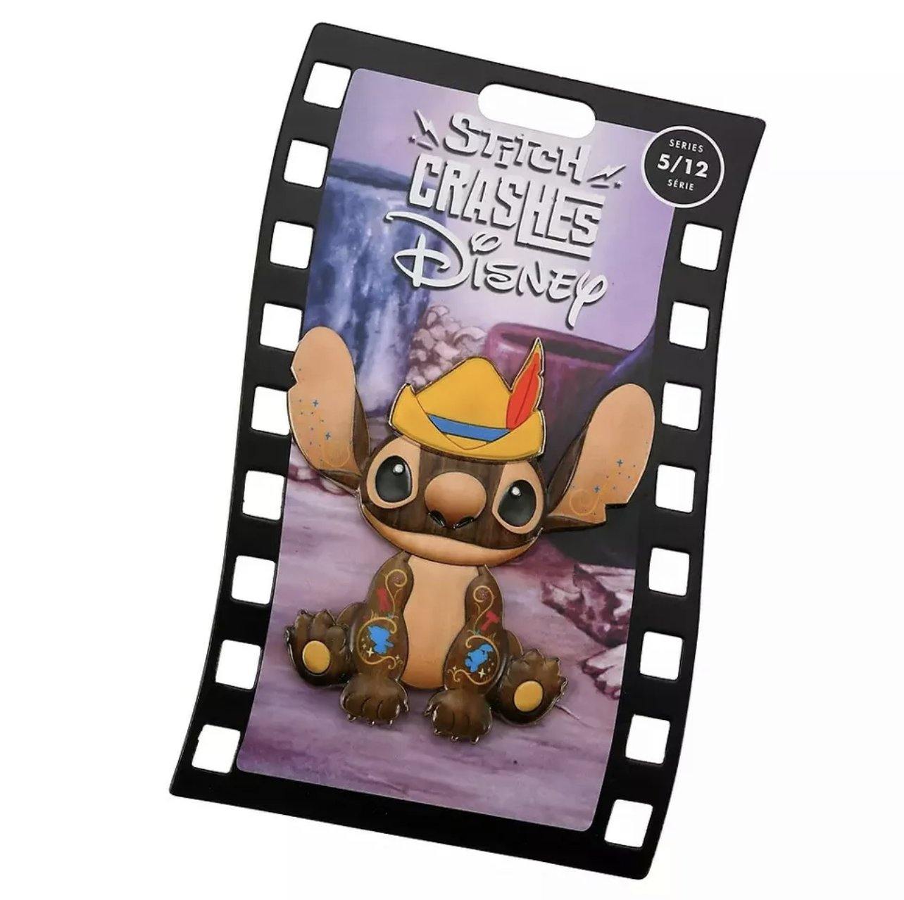 Disney Stitch Crashes Disney Pinocchio Pin - World of Treasures