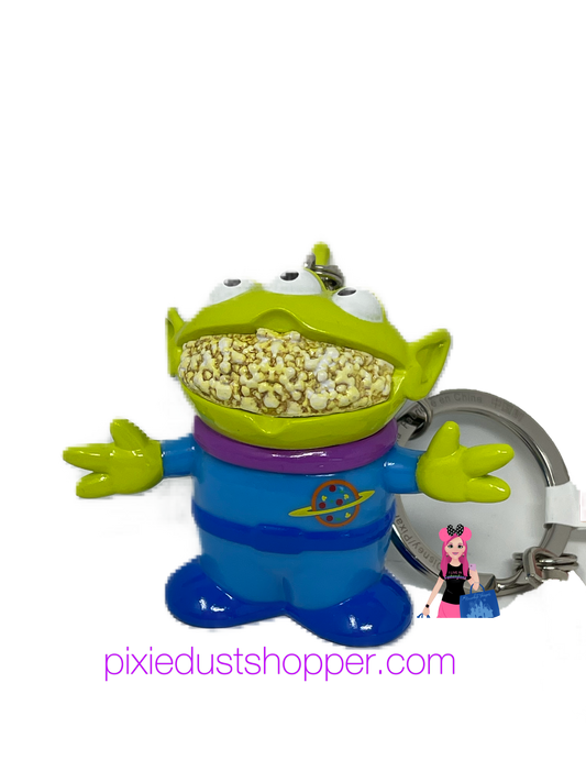 Disney Toy Story Alien Popcorn Bucket Keychain - World of Treasures