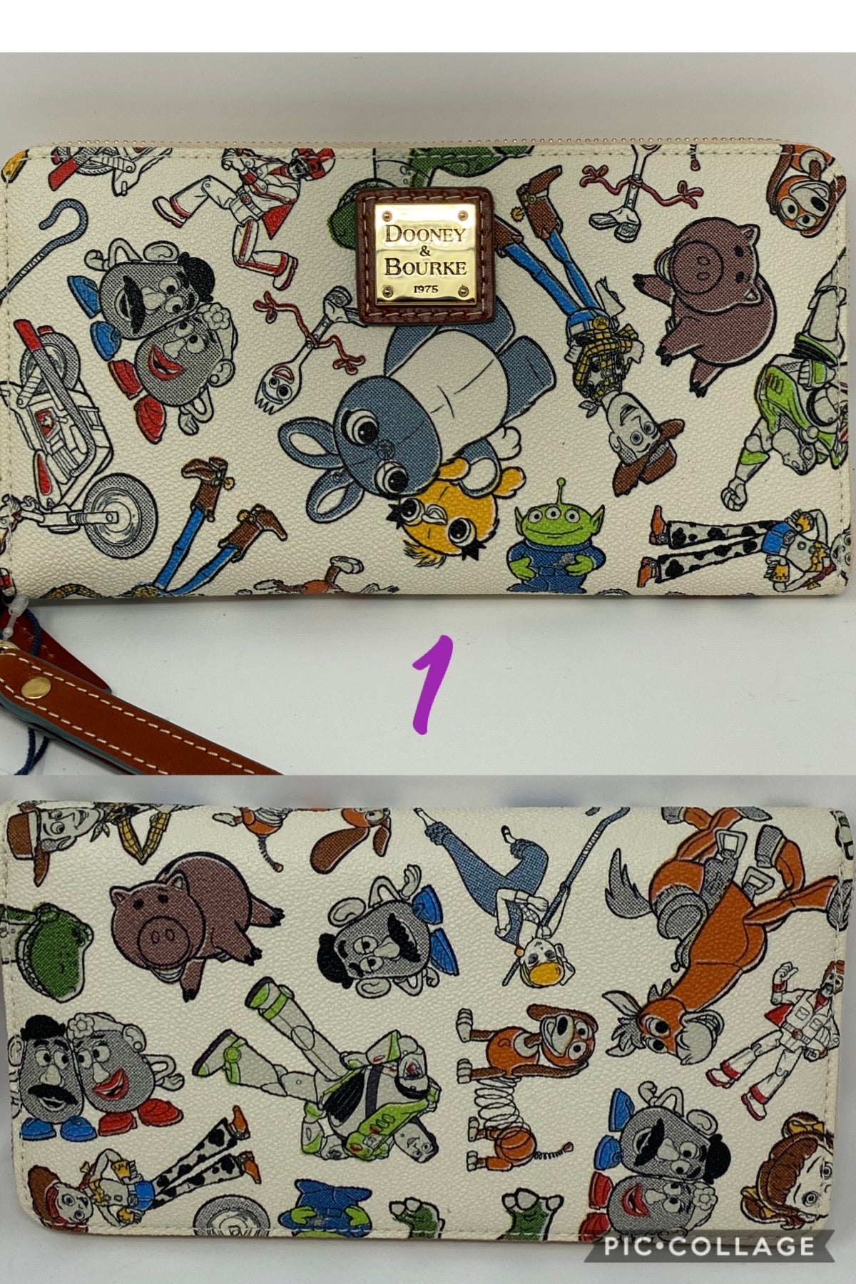 Disney Dooney and Bourke Toy Story 4 Wallet Wristlet