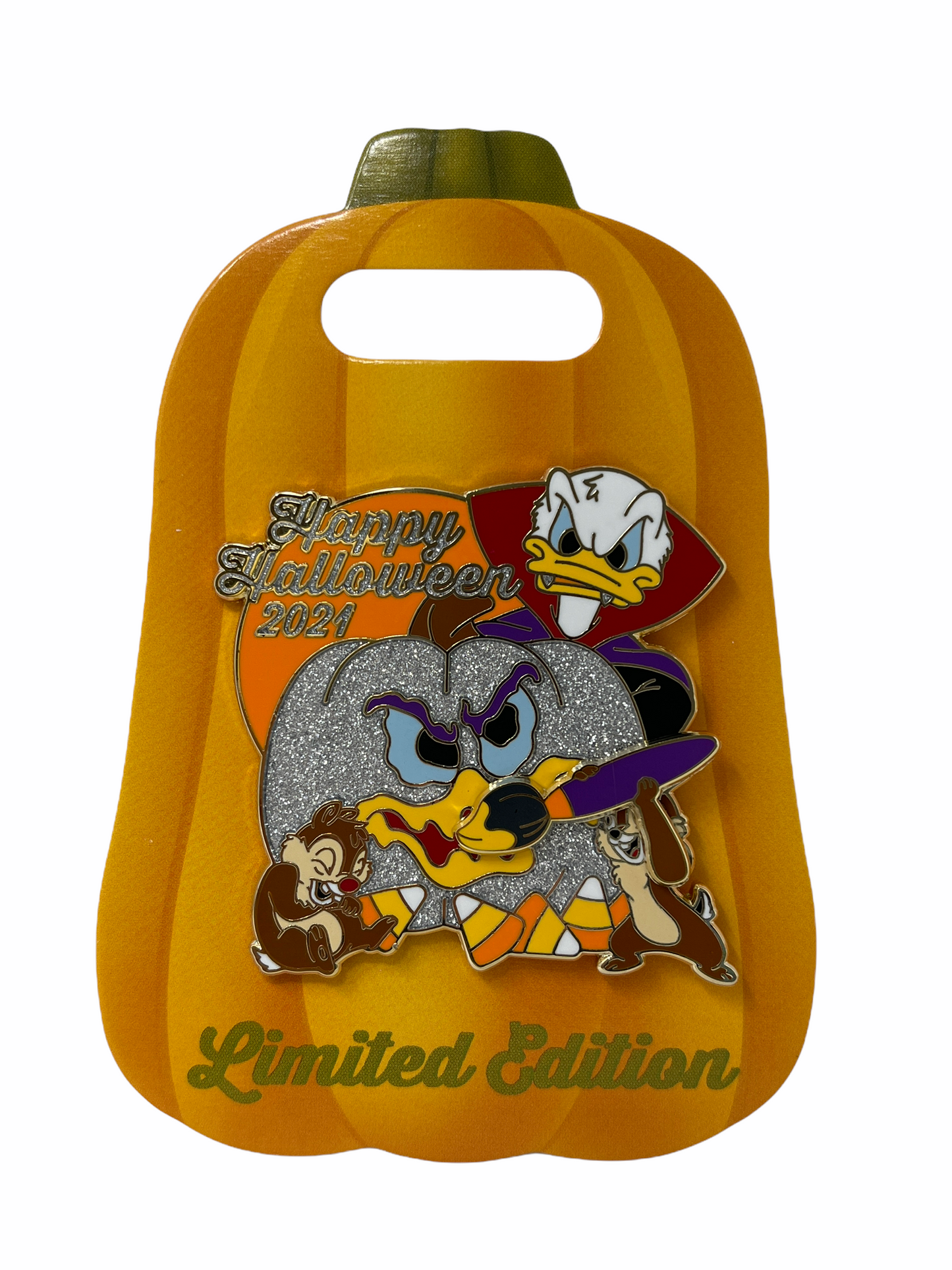 Donald, Chip, and Dale Halloween 2021 Limited Edition Pin from Disney Parks