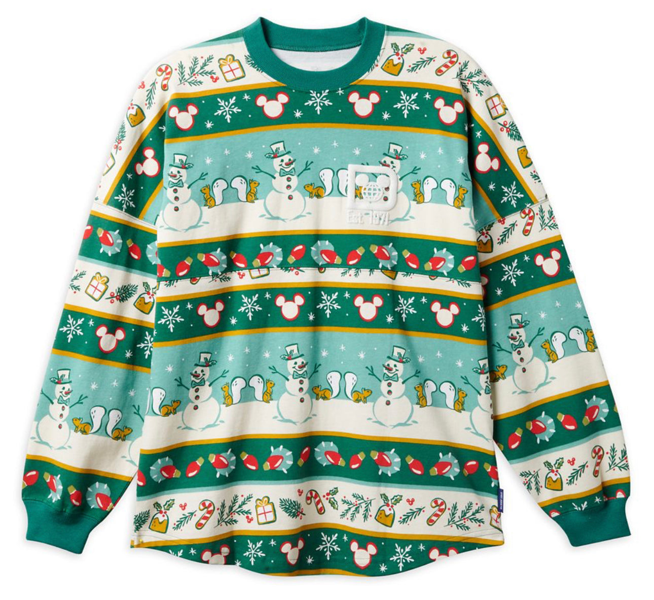 Walt Disney World Holiday 2022 Glitter Spirit Jersey