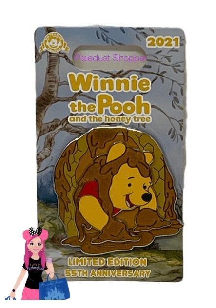 Disney Winnie the Pooh and the Honey Tree Pin-Limited Edition - World of Treasures