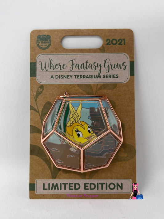 Disney Where Fantasy Grows Terrarium Pin - Pinocchio Cleo Limited Edition - World of Treasures