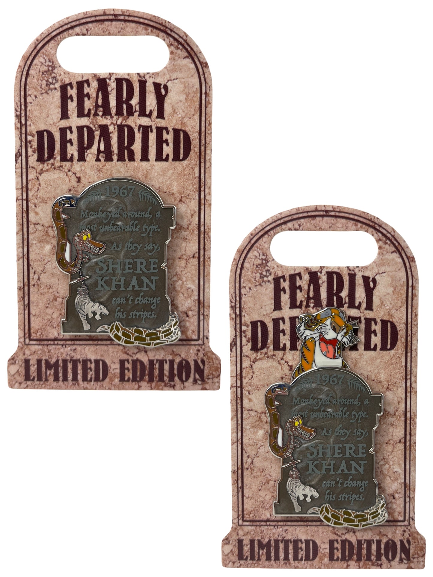 Disney Parks Shere Khan Fearly Departed Limited Edition Articulated Pin