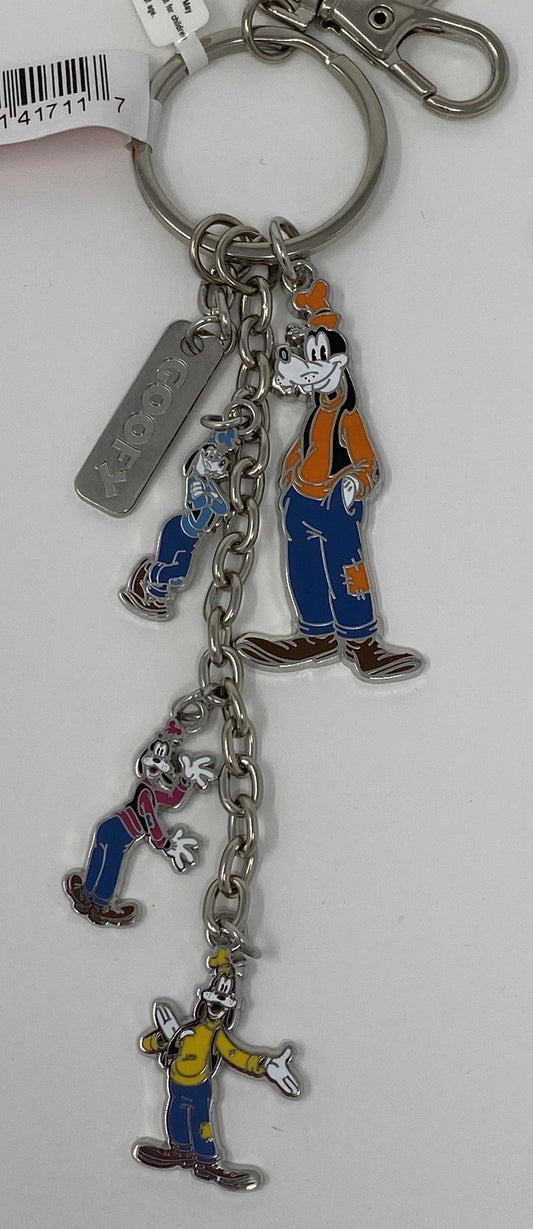 Disney Multiple Goofy Metal Keychain Clip - World of Treasures