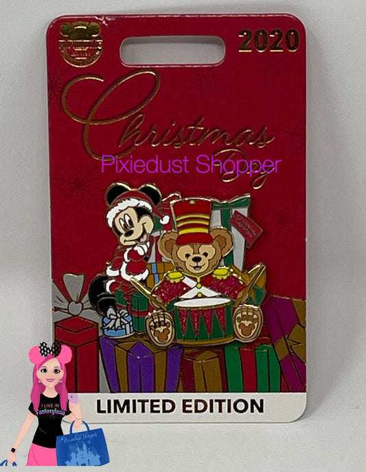 Disney Santa Mickey and Nutcracker Duffy Christmas Day 2020 Pin-Limited Edition - World of Treasures