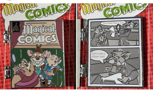 Disney Magical Comics Great Mouse Detective Pin-Limited Edition - World of Treasures