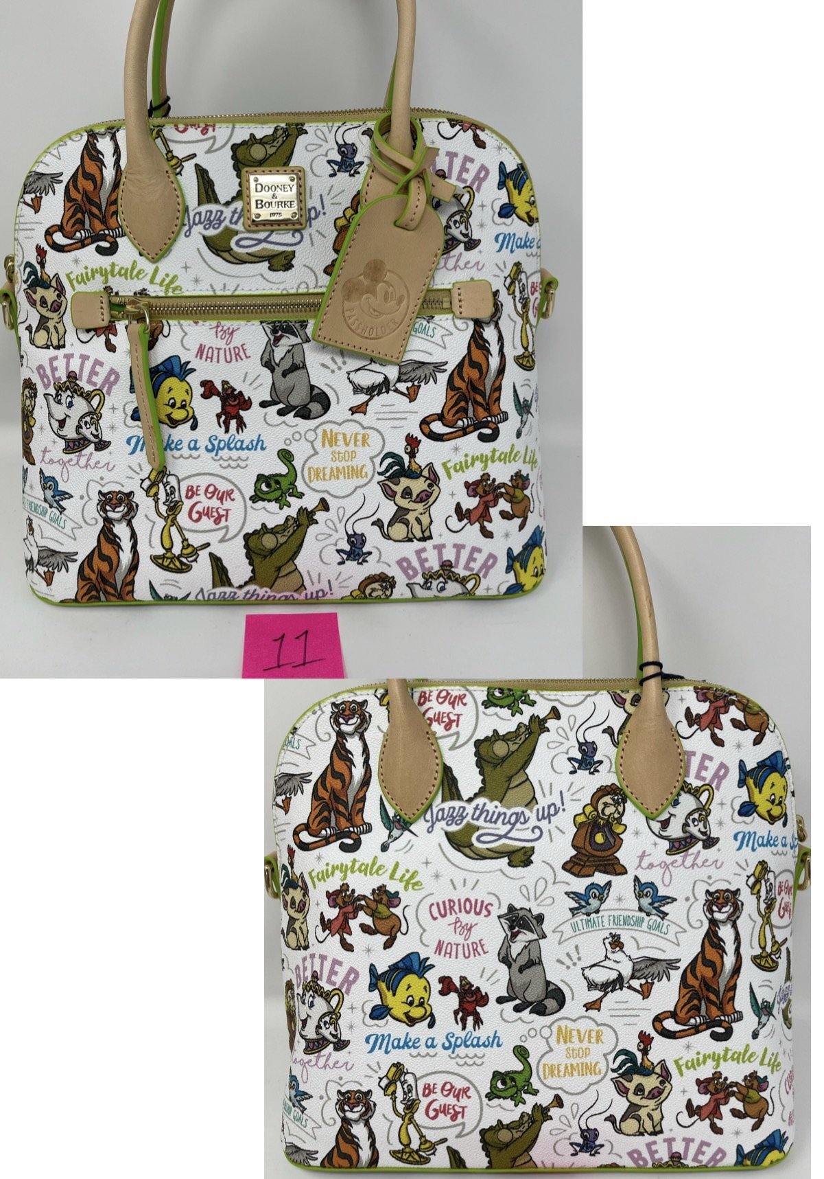 Disney Sidekicks Dooney & Bourke Satchel Crossbody Purse –Passholder - World of Treasures