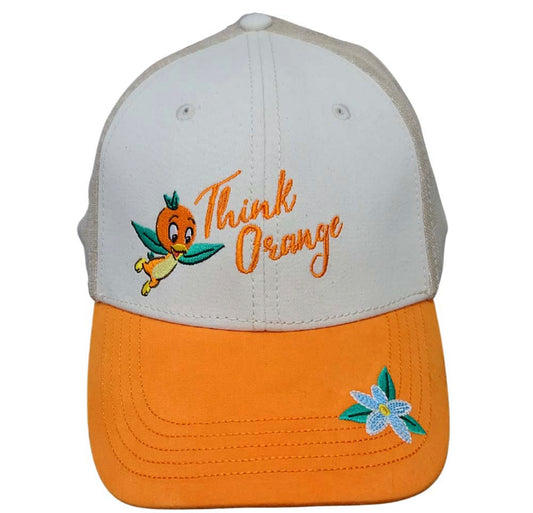 Disney Think Orange Bird Baseball Hat Cap Epcot Flower & Garden Festival 2022