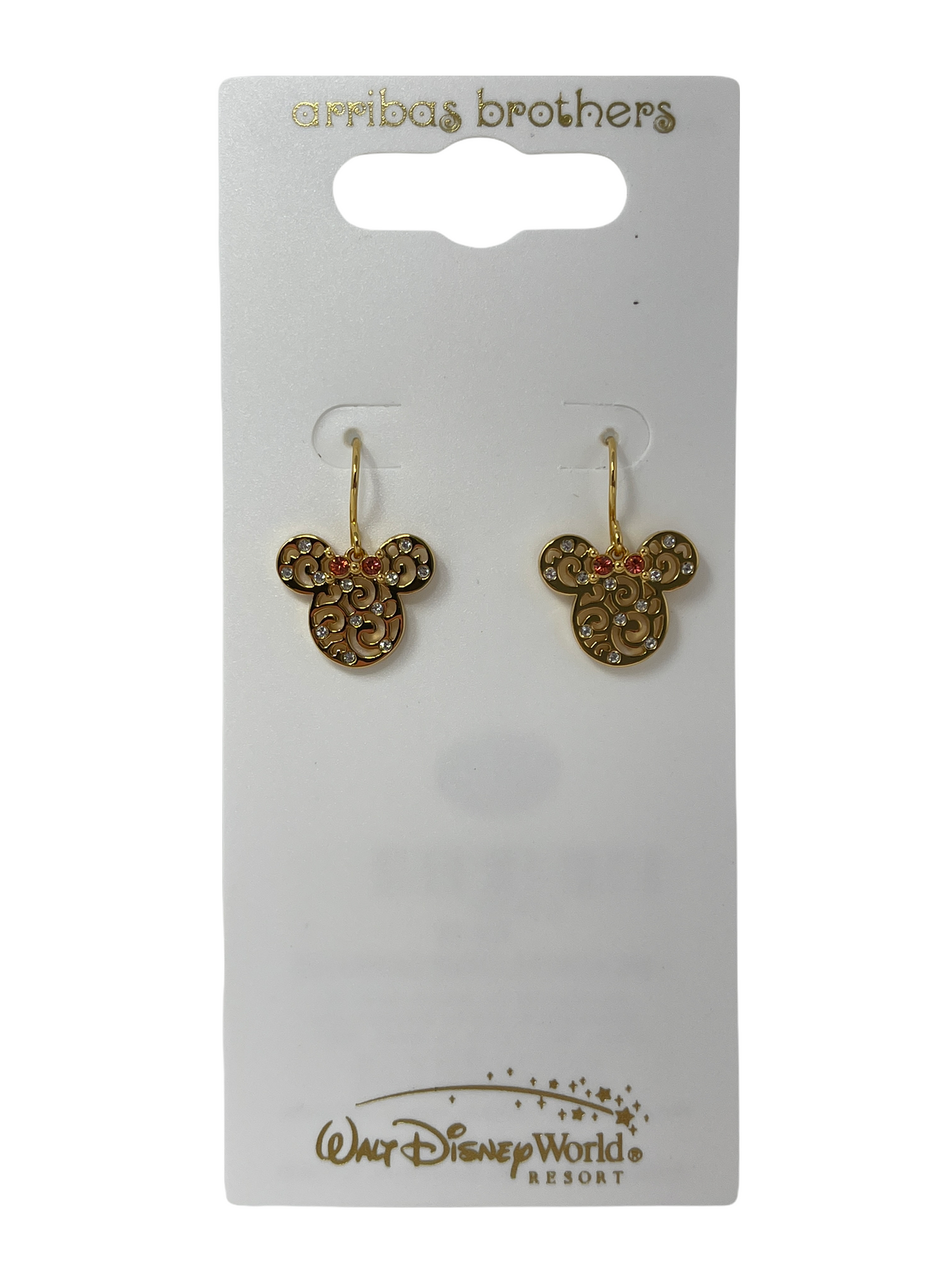 Disney Arribas Brothers Minnie Filigree Earrings