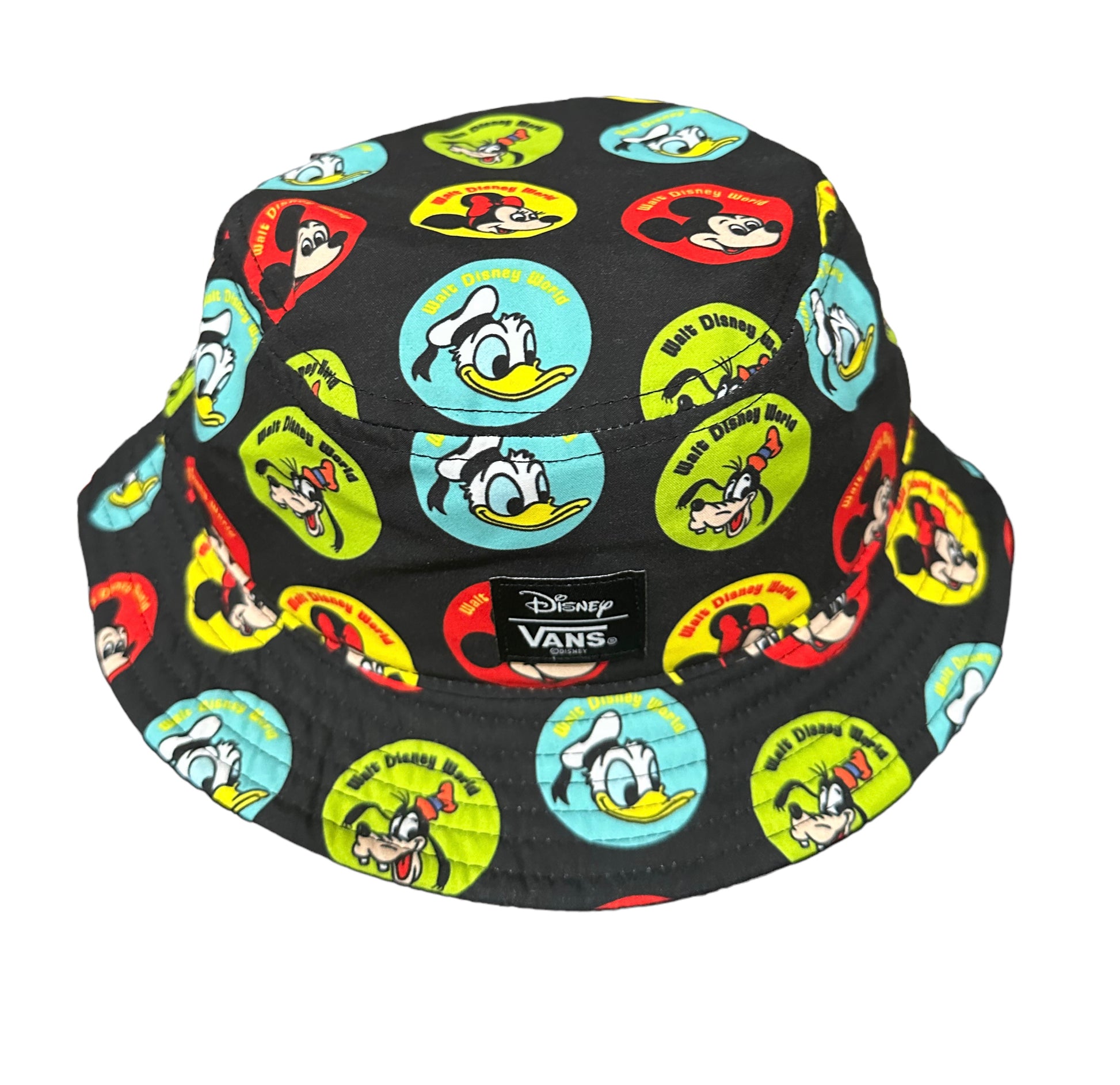 Disney World VANS Mickey and Friends Button Bucket/Beanie Hat