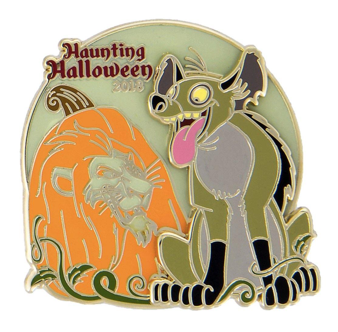 Disney 2018 Haunting Halloween Maleficent, Jafar, OR Scar Pin - World of Treasures