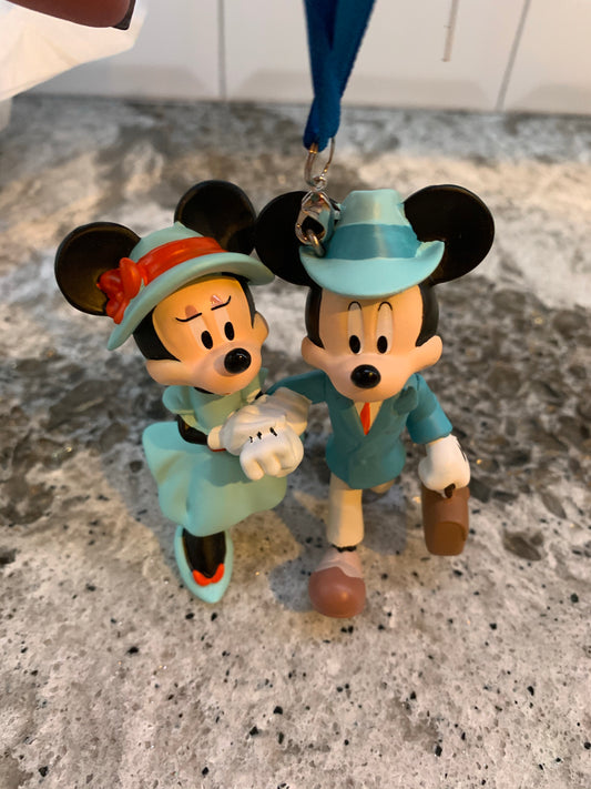 Disney Minnie and Mickey Riviera Resort Ornament