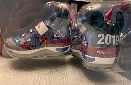 RunDisney 2019 Every Mile is Magic Run the World Shoe Ornament