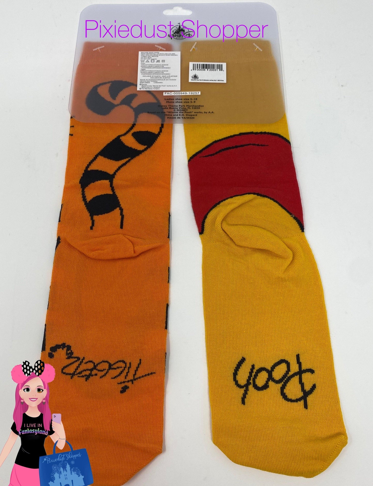 Disney Winnie the Pooh And Tigger Socks - World of Treasures