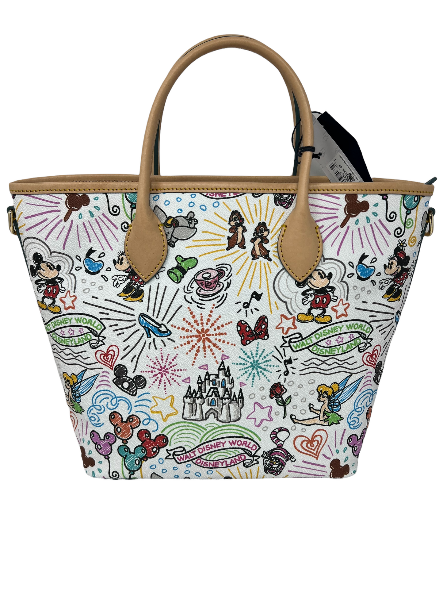 Disney Sketch Handle Tote Bag Purse by Dooney & Bourke