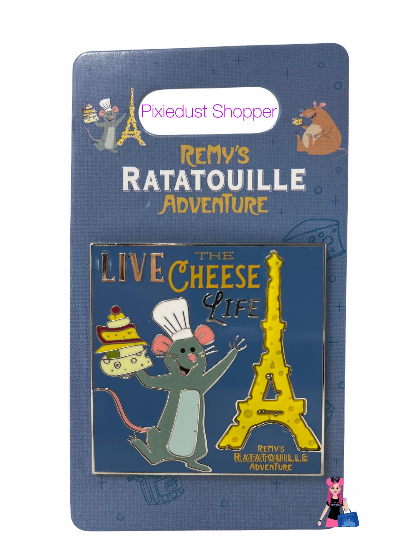 Disney Remy’s Ratatouille Adventure Live The Cheese Life Open Edition Pin