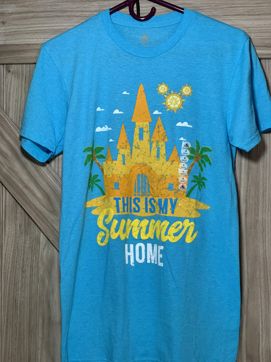 Disney This is My Summer Home Sand Castle Shirt - World of Treasures