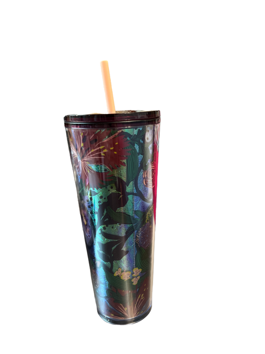 Starbucks Fall 2021 Release Floral Foil Venti Tumbler