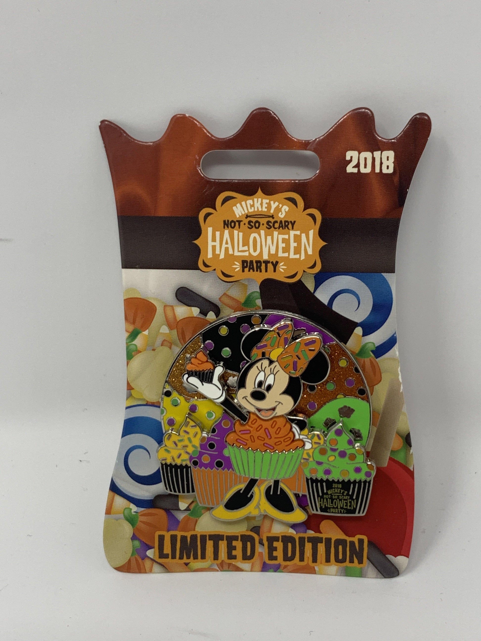 Disney MNSSHP 2018 Minnie Cupcake Halloween Party LE Pin - World of Treasures