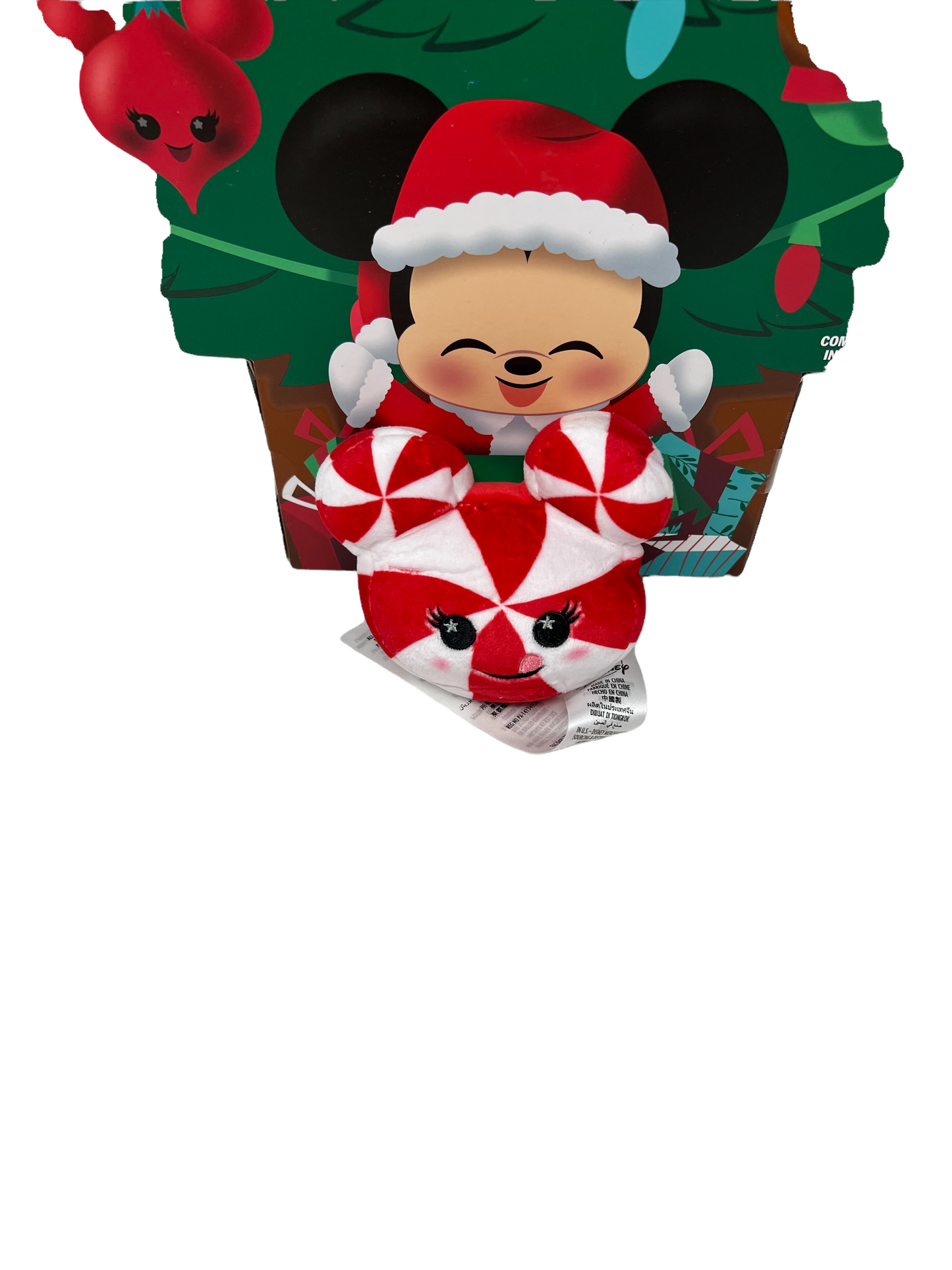 Disney Holiday Advent Calendar Wishable-Mickey Peppermint Plush