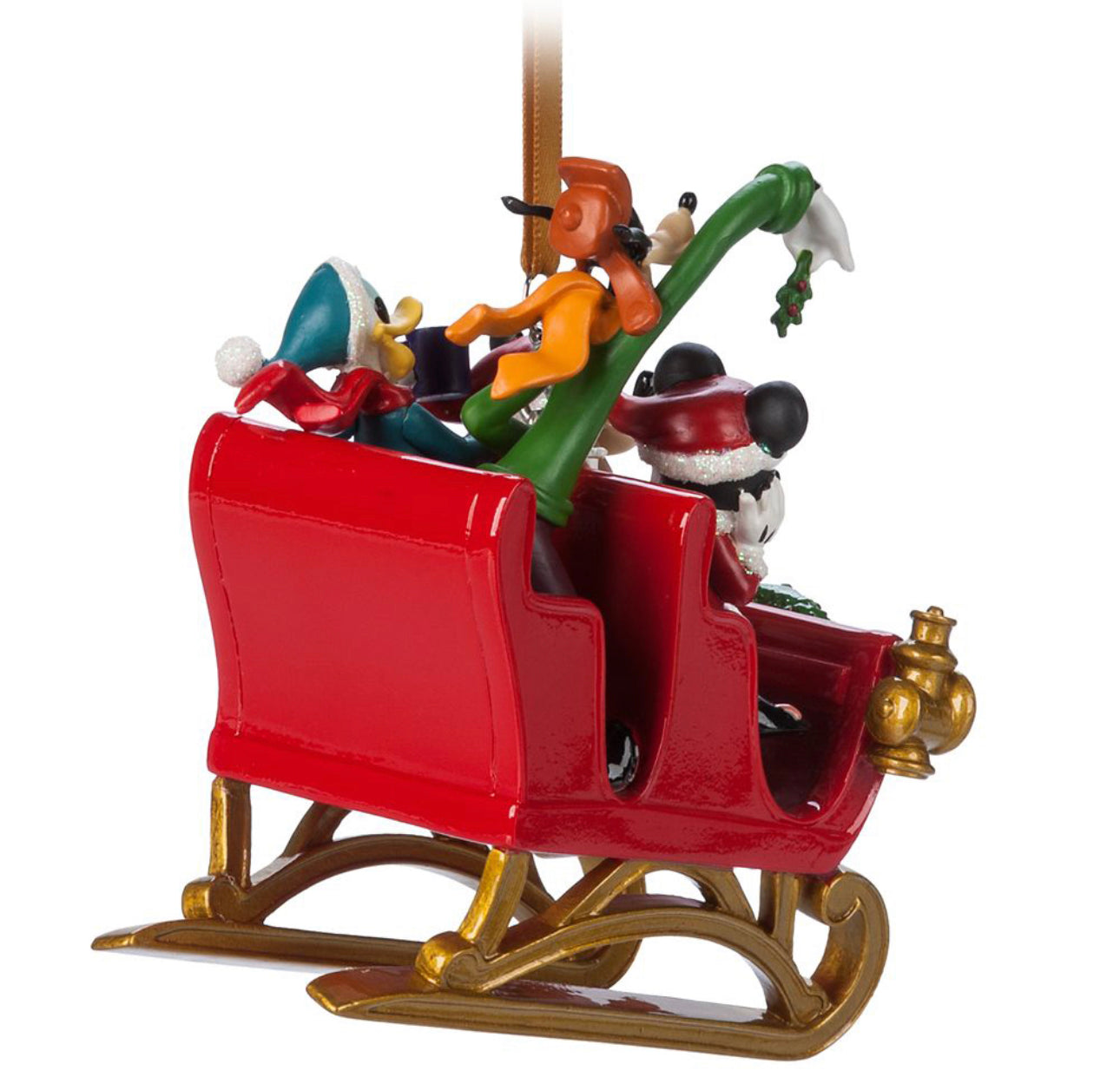 Disney Santa Mickey and Friends in Sleigh Ornament