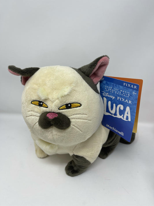 Disney Pixar Luca Machiavelli Plush Cat - World of Treasures