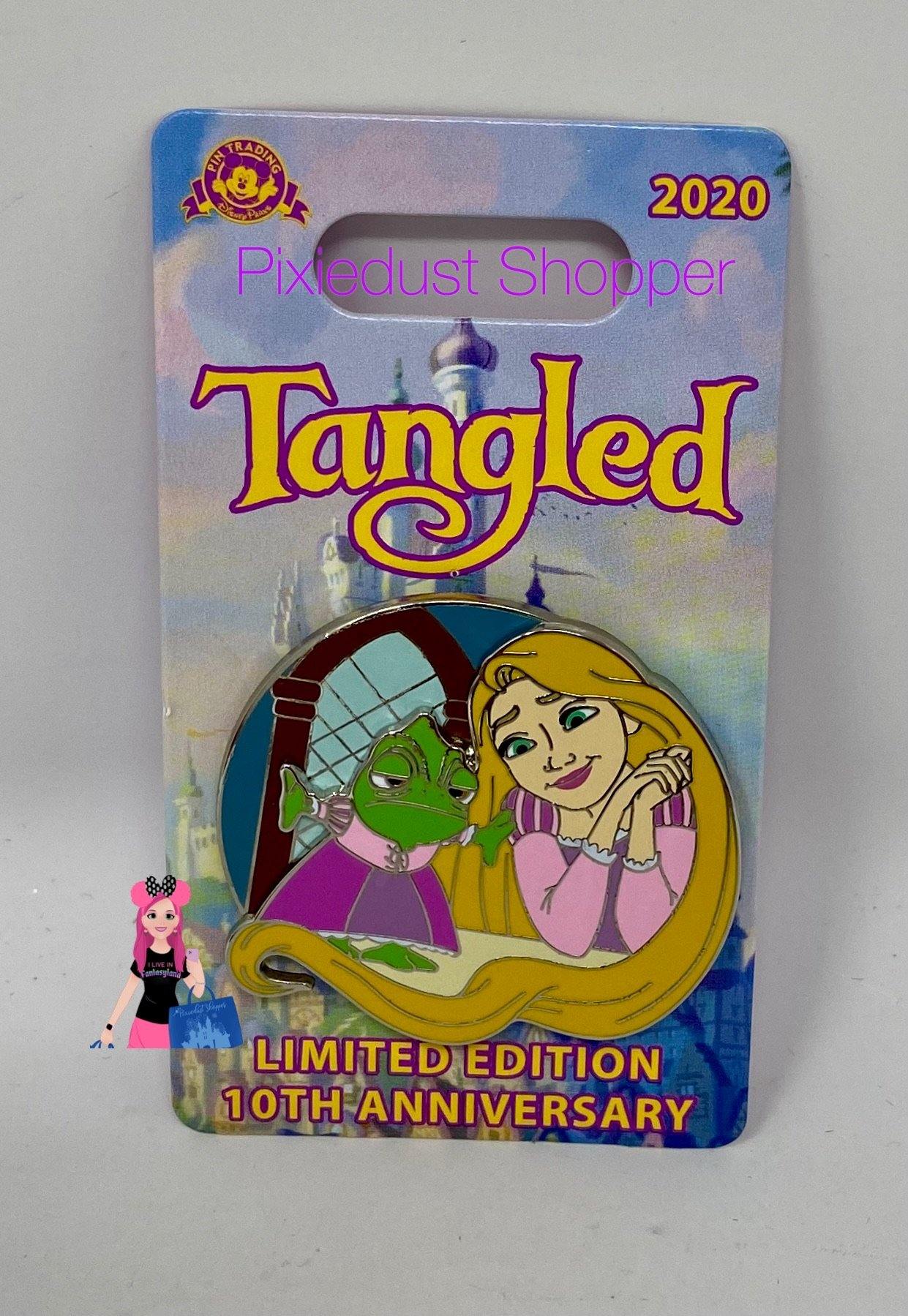 Disney Tangled 10th Anniversary Pascal & Rapunzel Pin-Limited Edition - World of Treasures