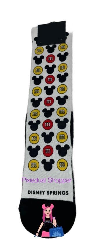 Disney Springs M&M and Mickey Socks - World of Treasures