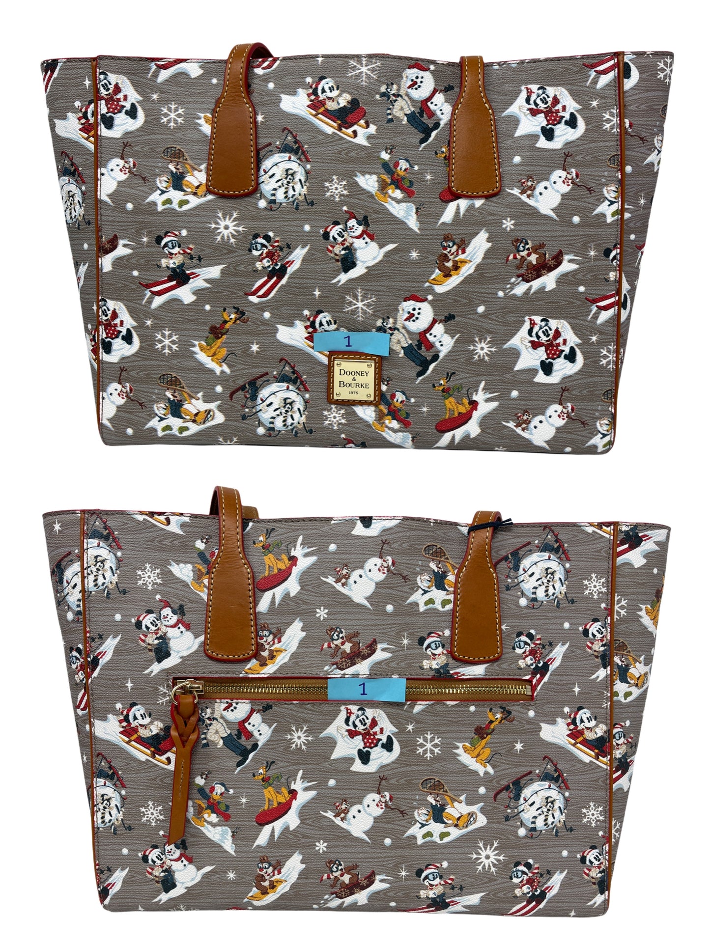 Disney Dooney & Bourke Mickey & Friends Holiday Tote