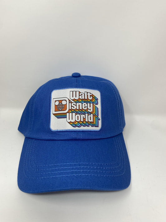 Walt Disney World Blue Retro Adult Baseball Hat - World of Treasures