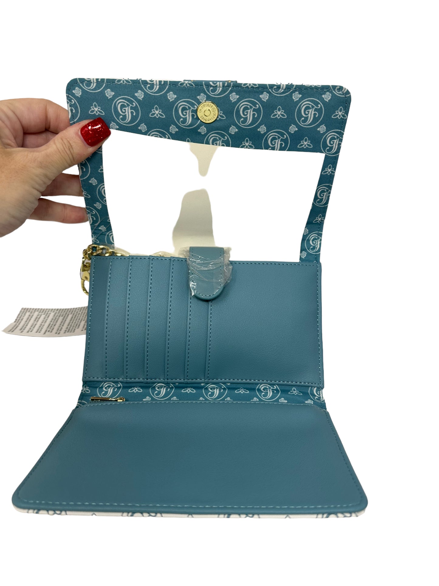 Disney Parks Grand Floridian Resort & Spa Loungefly Crossbody Purse Wallet